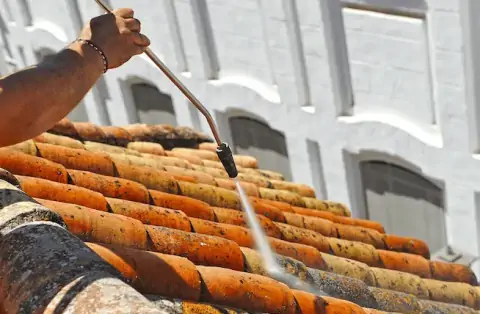 Nettoyage de toitures - Les Bordes